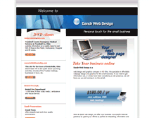 Tablet Screenshot of dandrwebdesign.net